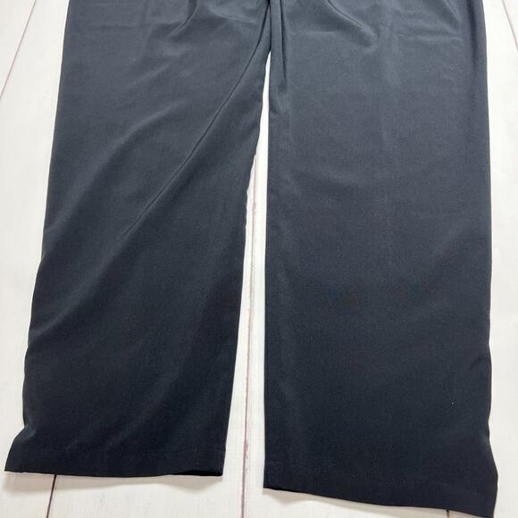 Soft Surroundings Stretch Ankle Zip Pants SIZE L Black Pull On Joggers - Picture 10 of 15